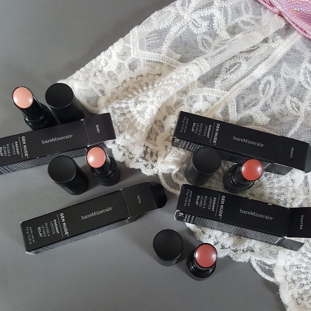 105 bareMinerals radiant lipsticks PLUS ONE FREE